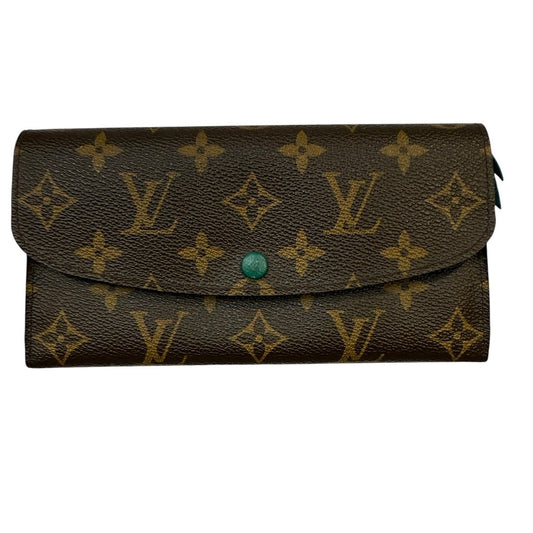 Louis Vuitton Emilie Monogram Wallet with Green Interior Vintage