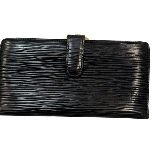 Louis Vuitton Long Black Epi Long Wallet