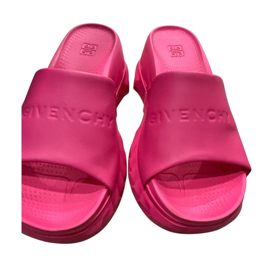 Givenchy Marshmallow Low Wedge Sandals - Size 8